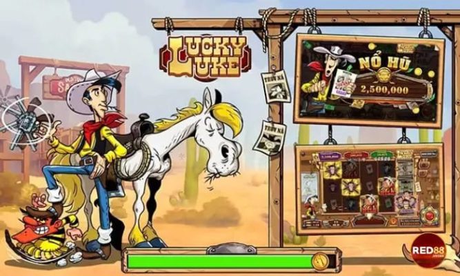 Nổ hũ Lucky Luke Red88 có tỷ lệ trả thưởng siêu hời